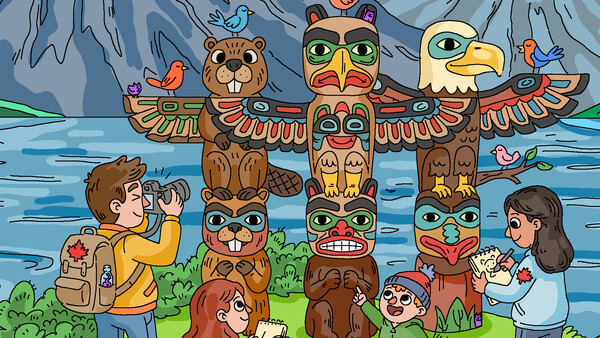 Скриншот 3 из игры 100 Cats Lost in Canada 2 Find & Color