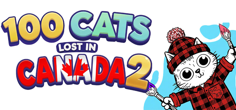 100 Cats Lost in Canada 2 Find & Color header image