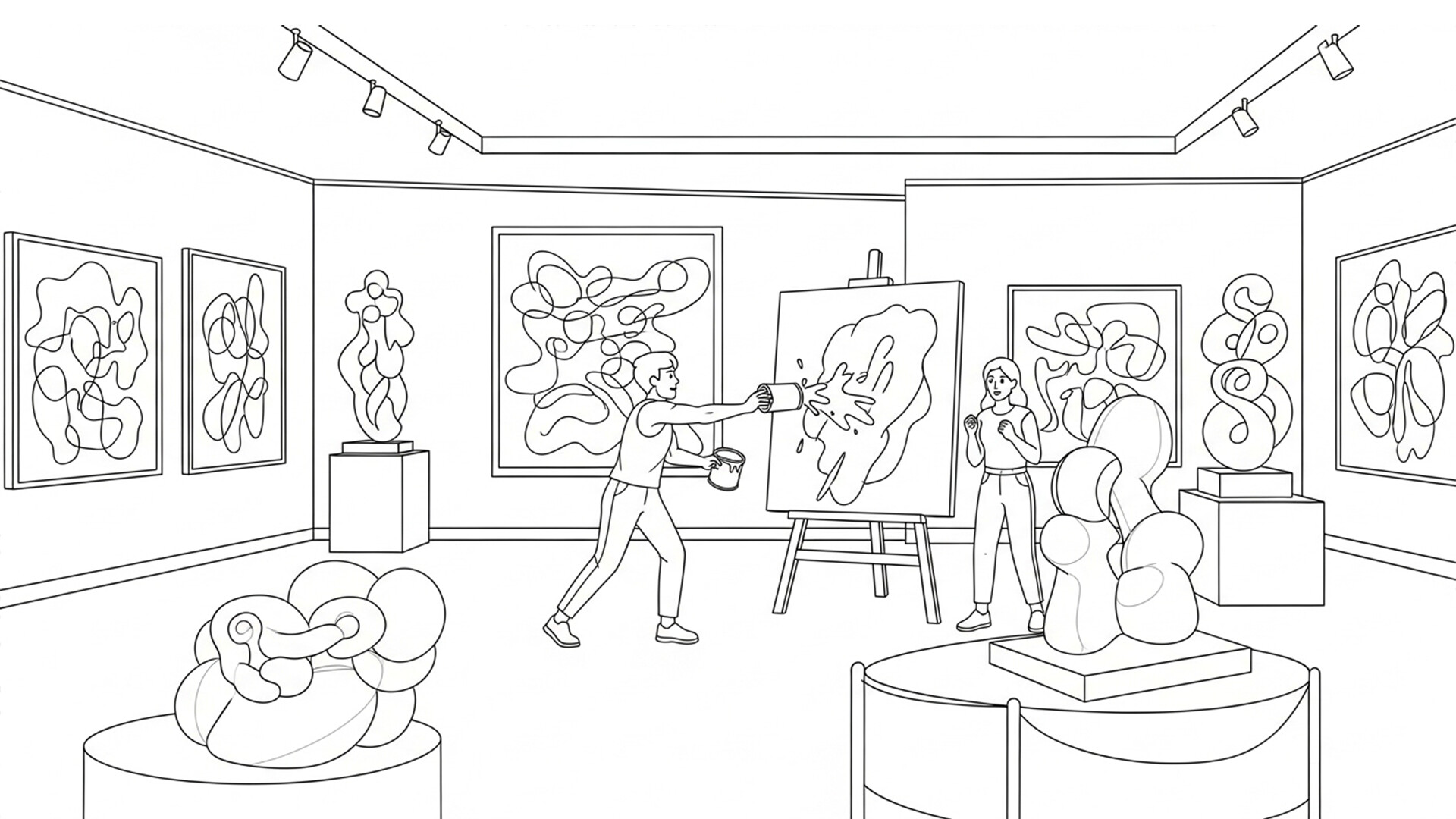 100 Cats Lost in Modern Art Mayhem screenshot #5