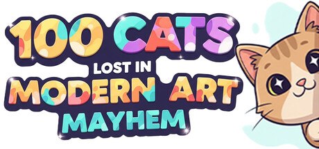 100 Cats Lost in Modern Art Mayhem Logo
