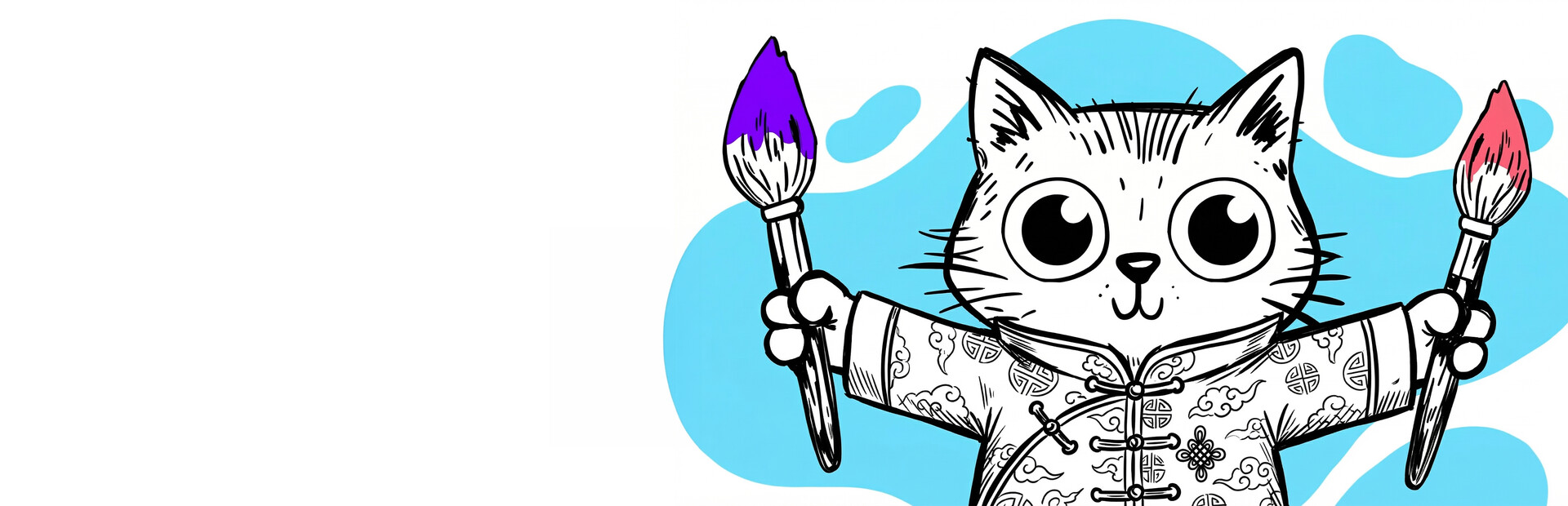 100 Cats Lost in China 2 Find & Color