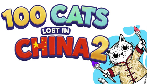 100 Cats Lost in China 2 Find & Color