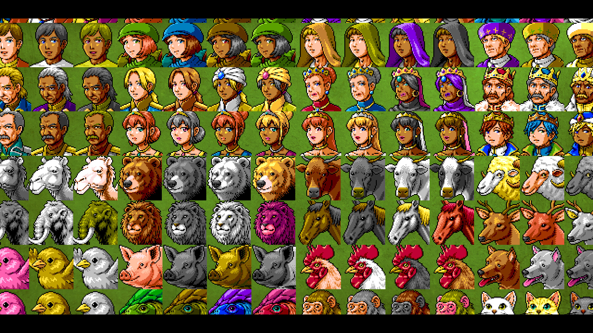 #4. RPG Maker MZ - MEGA FANTASY Walking NPCs and Faces (Steam) 由: Gotcha Gotcha Games