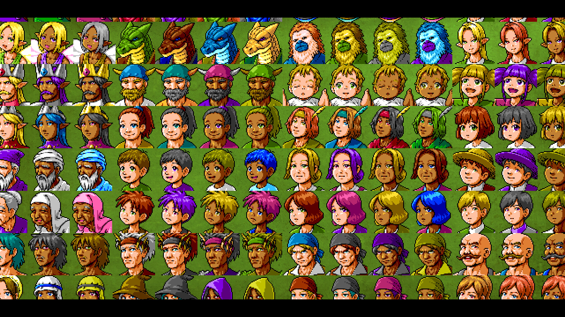 #3. RPG Maker MZ - MEGA FANTASY Walking NPCs and Faces (Steam) 由: Gotcha Gotcha Games