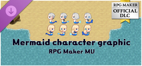 Cover of RPG Maker MV - Mermaid character graphic on Steam