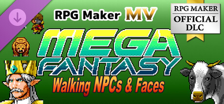 Snímky obrazovky (10) RPG Maker MV - MEGA FANTASY Walking NPCs and Faces