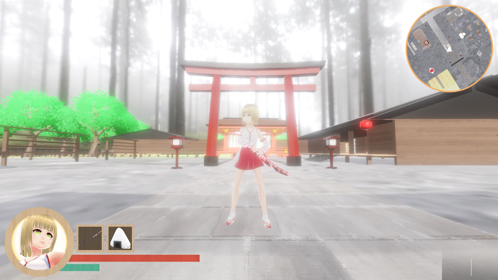 宥蘿的巫女修行錄 Miko Yuro: Training Record screenshot #2