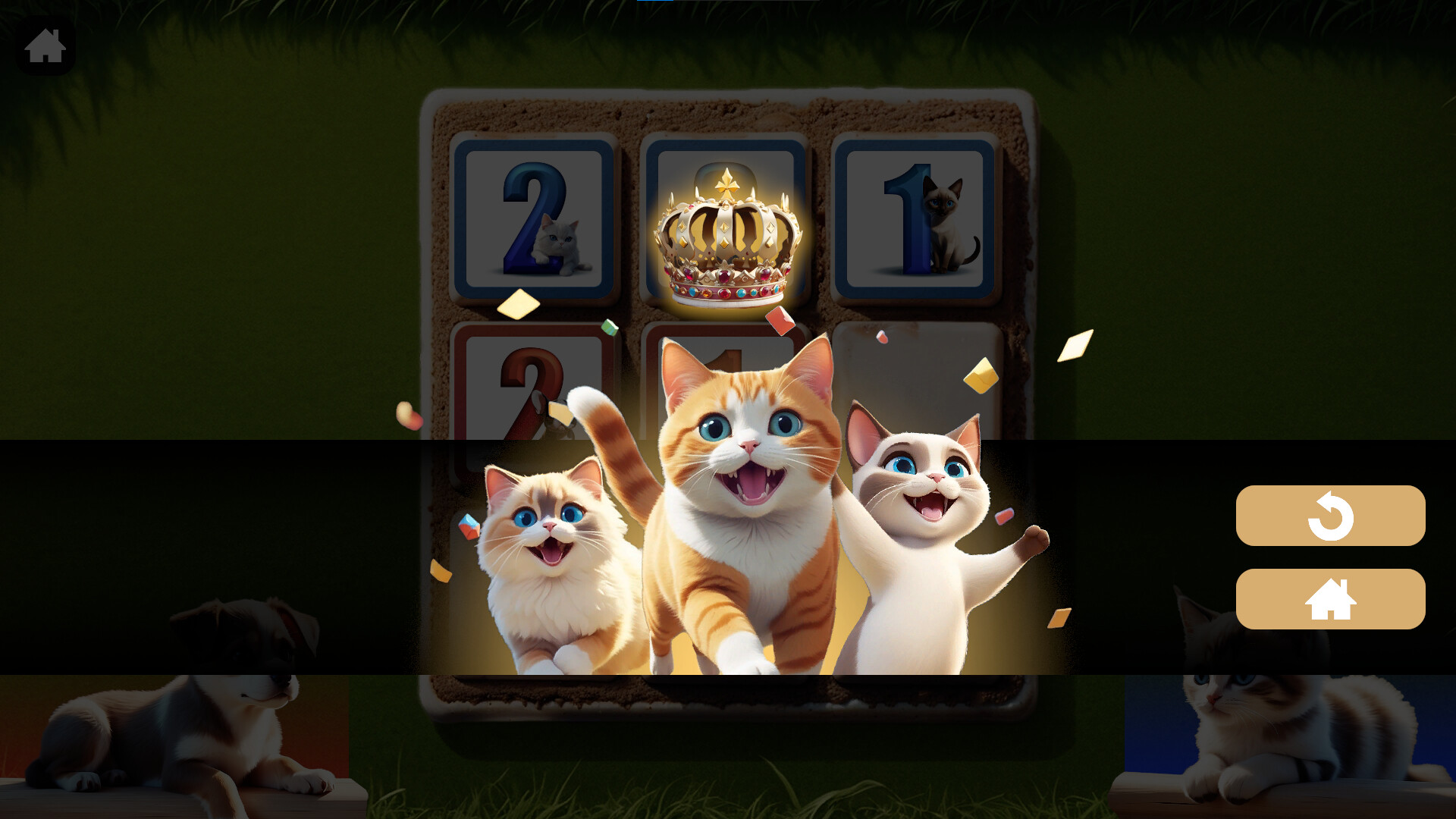 #5. Tic Cat Dog (Steam) 来自: Longoza Game Stuio