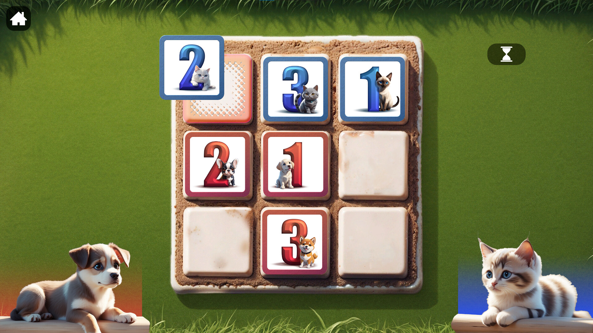 #4. Tic Cat Dog (Steam) 来自: Longoza Game Stuio