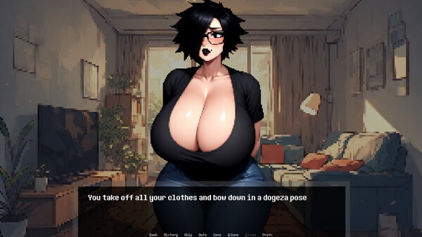 Скриншот из My Hot Goth Roommate Became My Goonmate