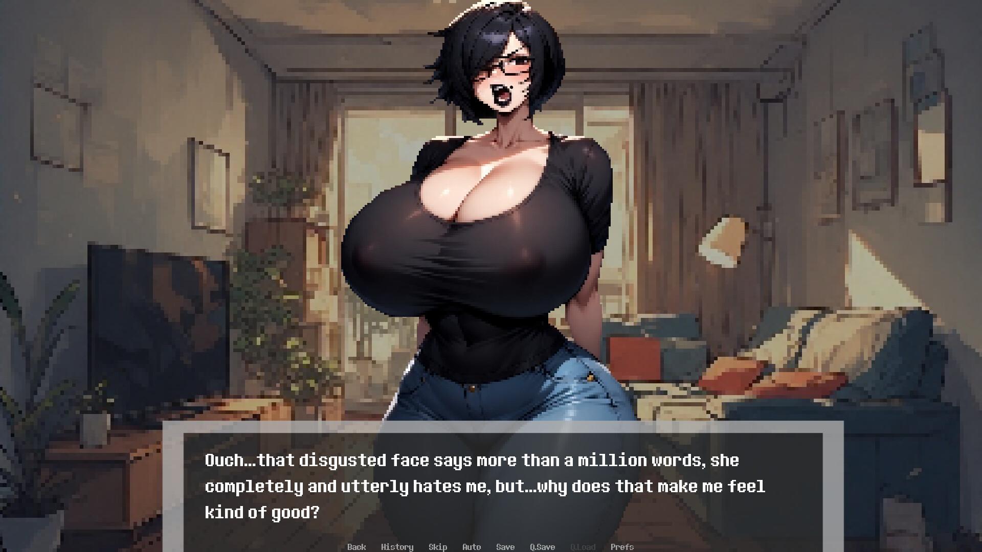 My Hot Goth Roommate Became My Goonmate screenshot #5