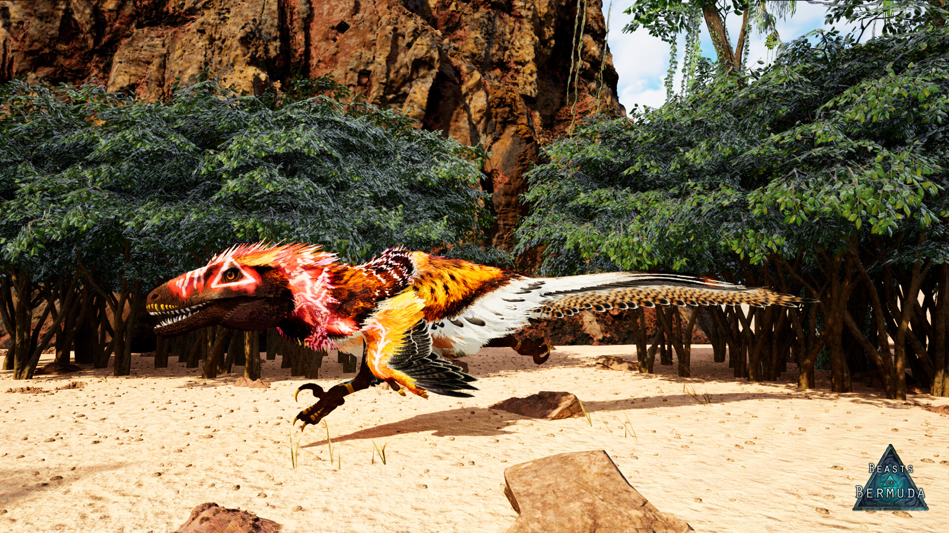Beasts of Bermuda - Utahraptor Supporter Warpaint Featured Screenshot #1