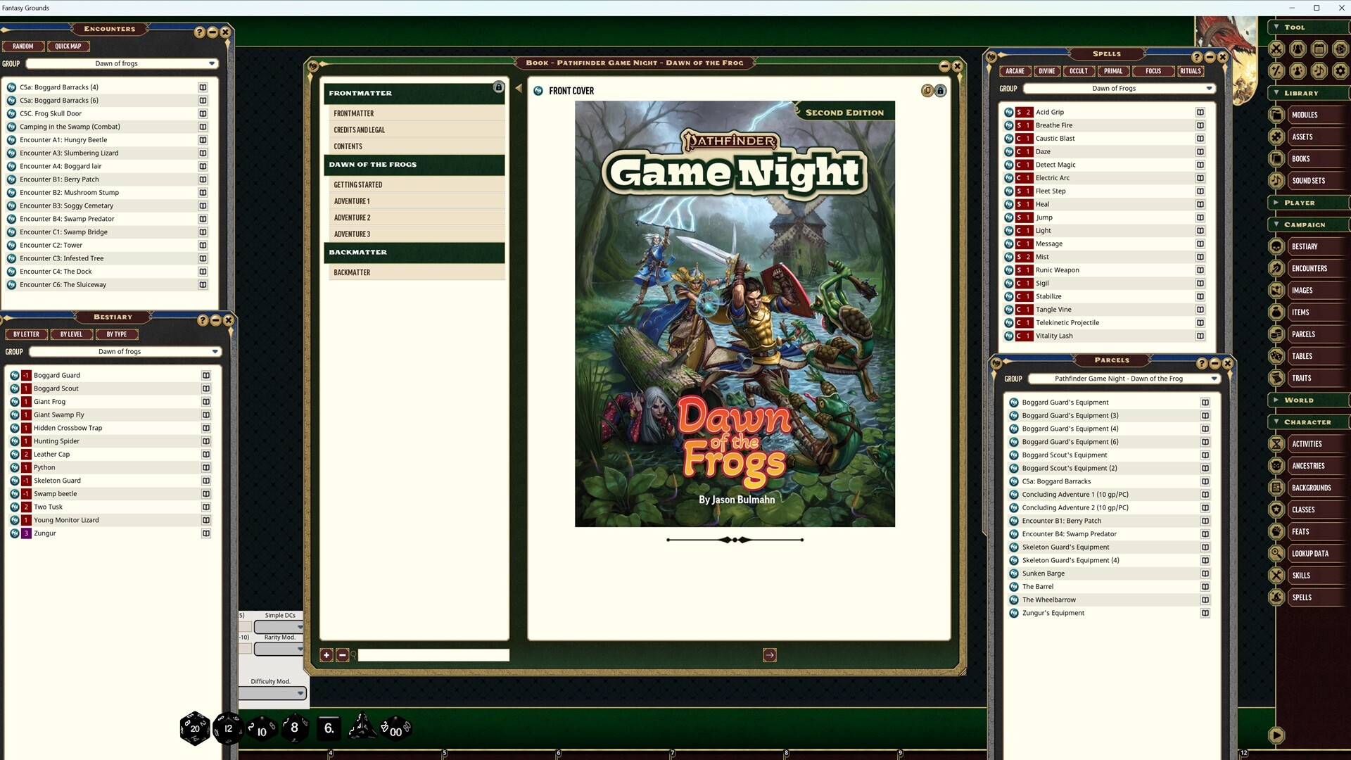 #3. Fantasy Grounds - Pathfinder 2 RPG - Game Night - Dawn of the Frogs (Steam) بواسطة: SmiteWorks USA, LLC