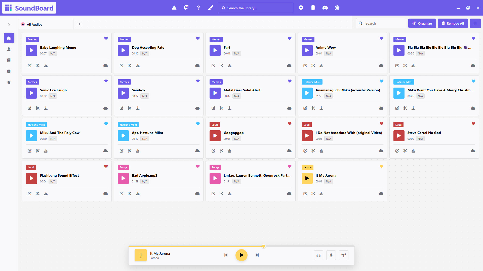SoundBoard screenshot 1