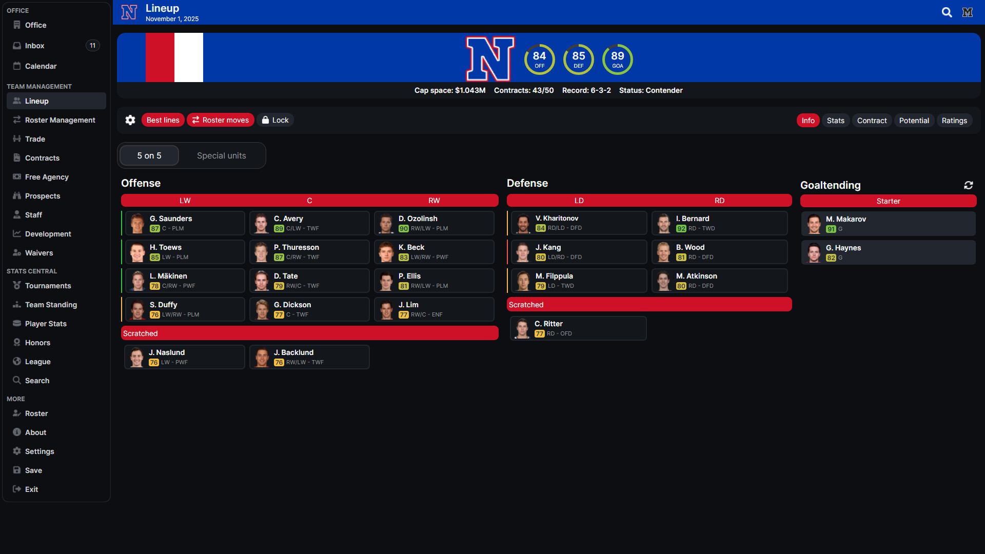 Hockey Legacy Manager 26 Featured Screenshot #1