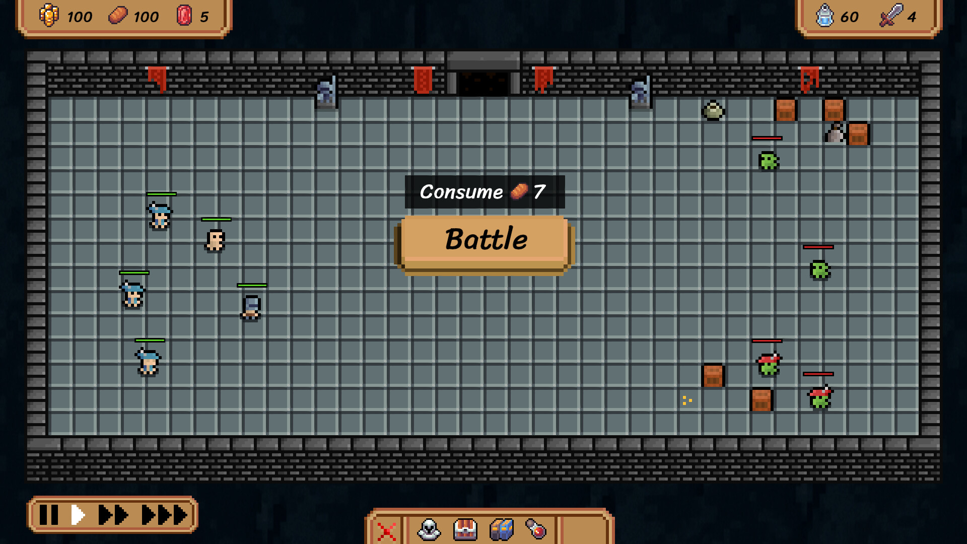 #1. Dungeon Fight Tactics Demo (Steam) بواسطة: Zemon