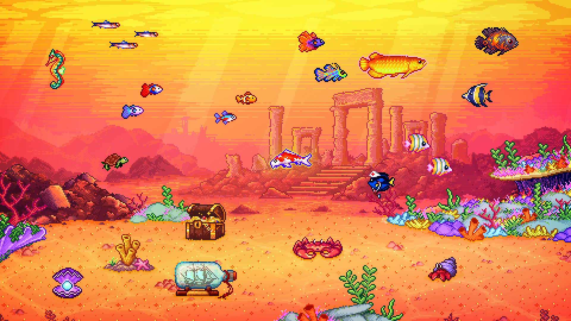 Pixel Aquarium screenshot #2