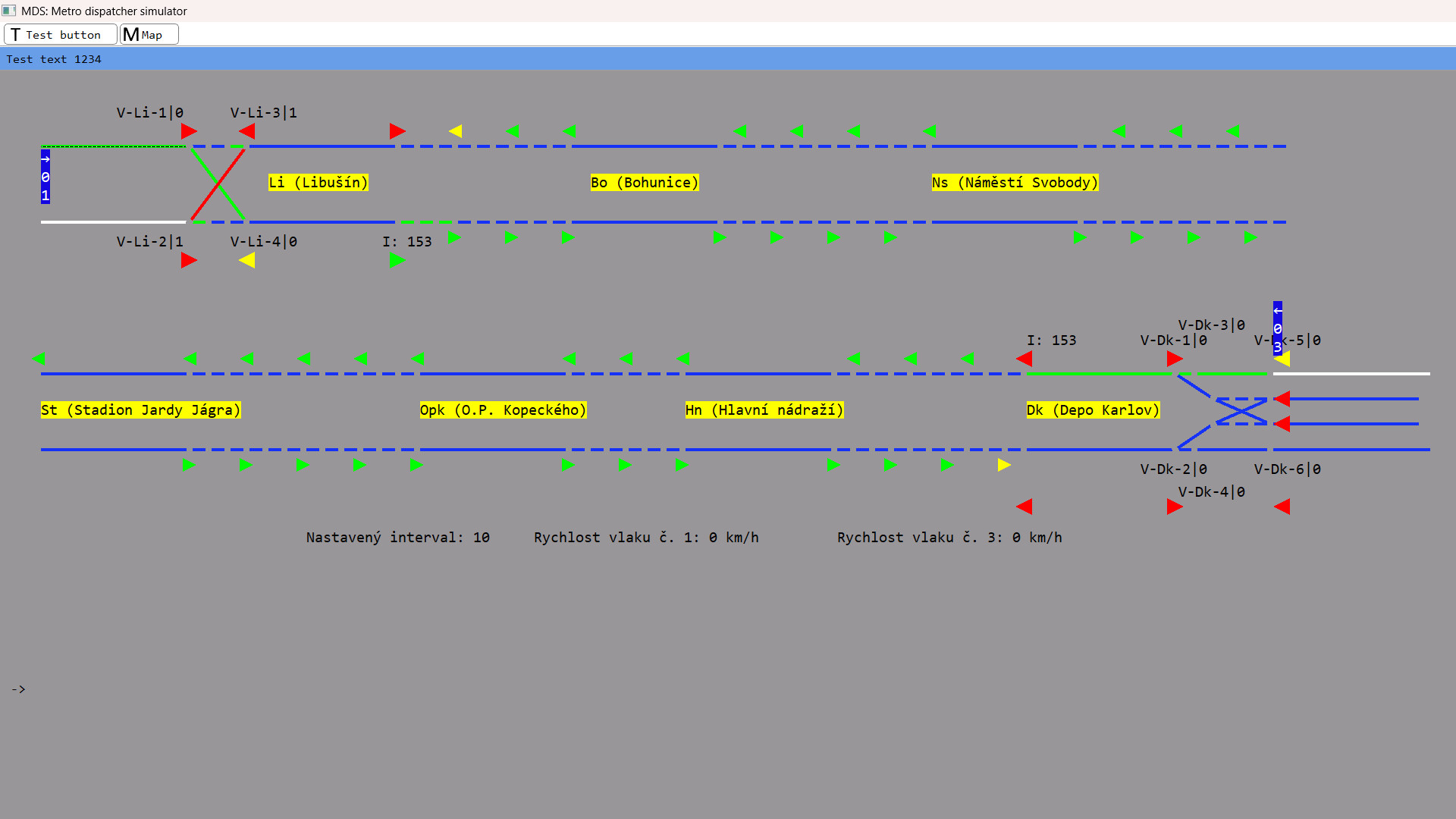 MDS: Metro dispatcher simulator screenshot #1