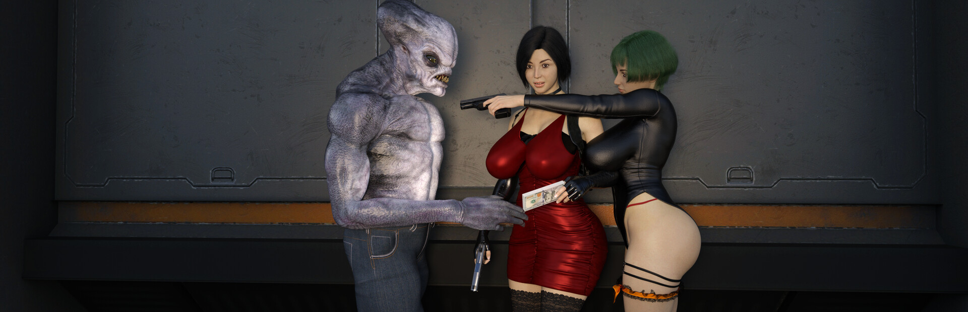 Horny Sluts in Space