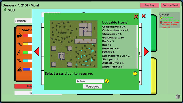 Скриншот из Battle Royale Manager