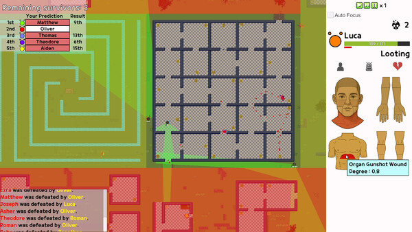 Скриншот из Battle Royale Manager