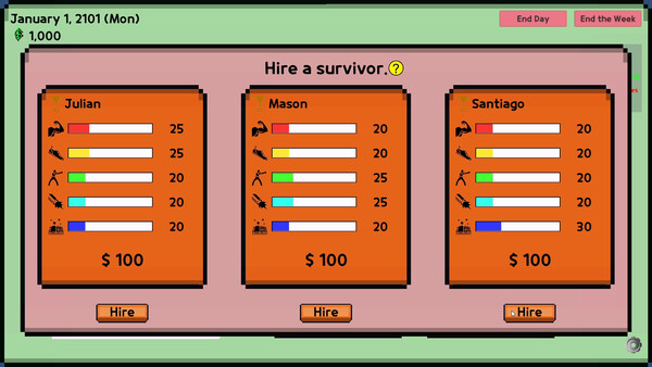 Скриншот из Battle Royale Manager