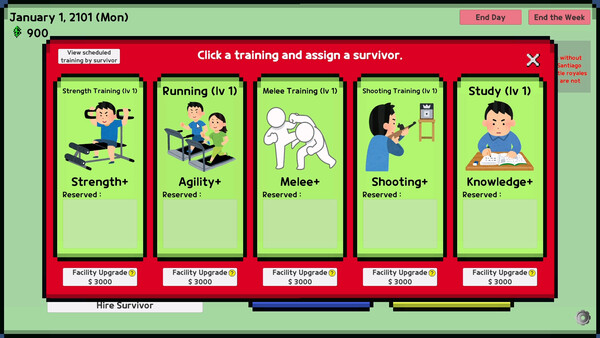 Скриншот из Battle Royale Manager