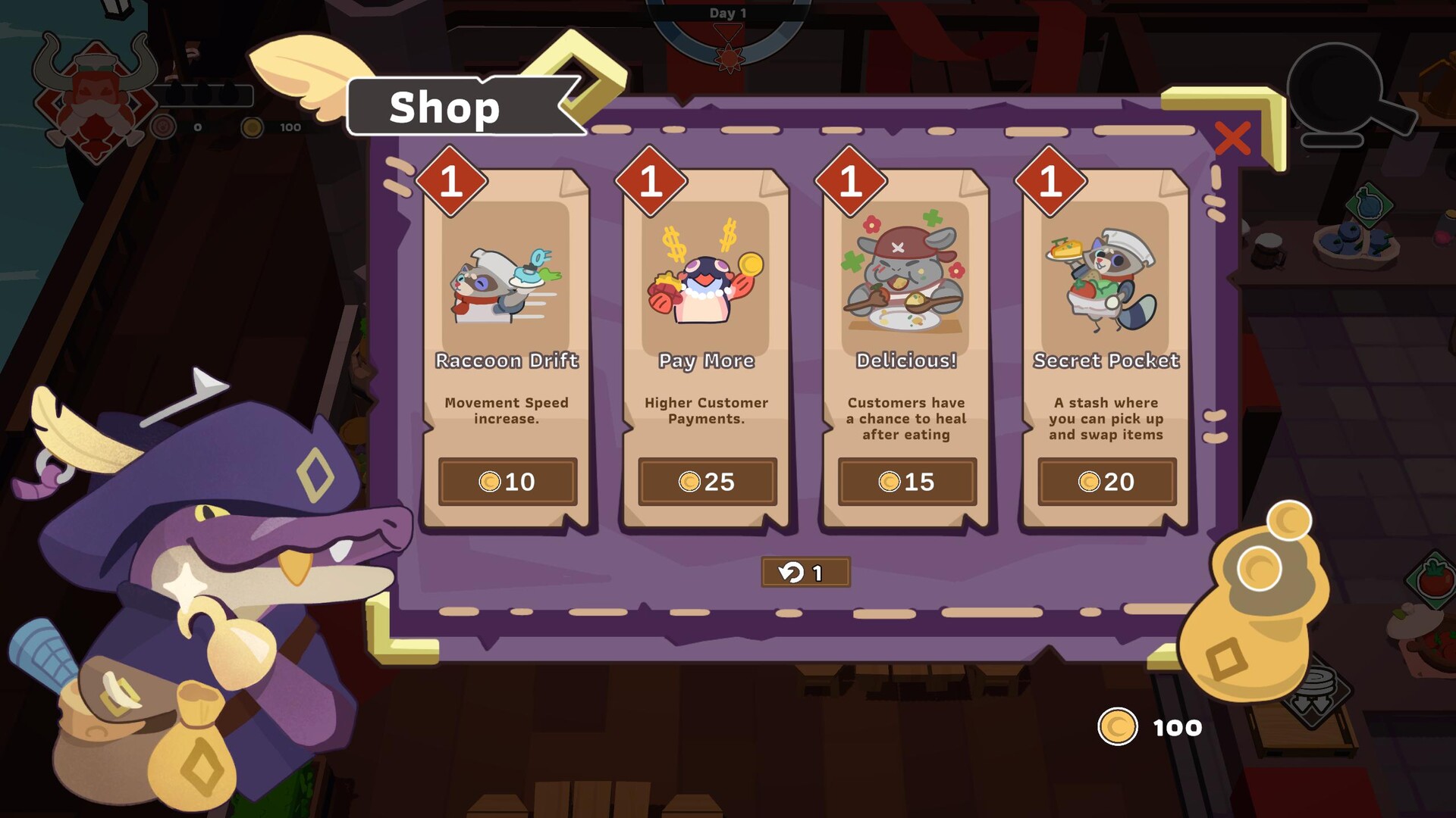 Sous Raccoon screenshot #2