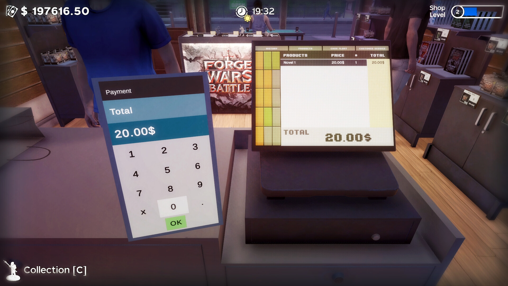 #2. Tabletop Game Shop Simulator Demo (Steam) 由: Knight Fever Games