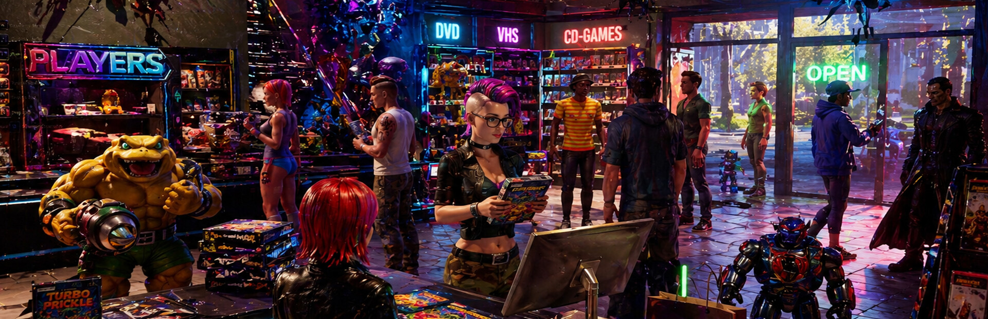 OPEN FOR BUSINESS: Game & Movie Store Simulator