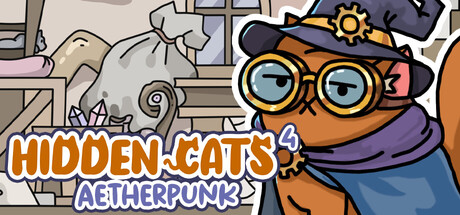 HIDDEN CATS 4: Aetherpunk cover art