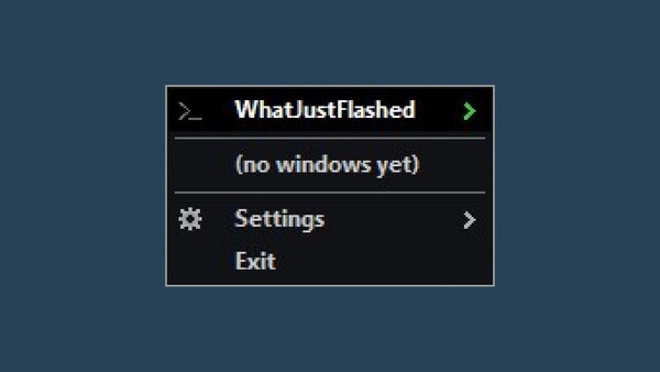 WhatJustFlashed