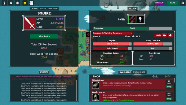 High Fantasy Idle Demo