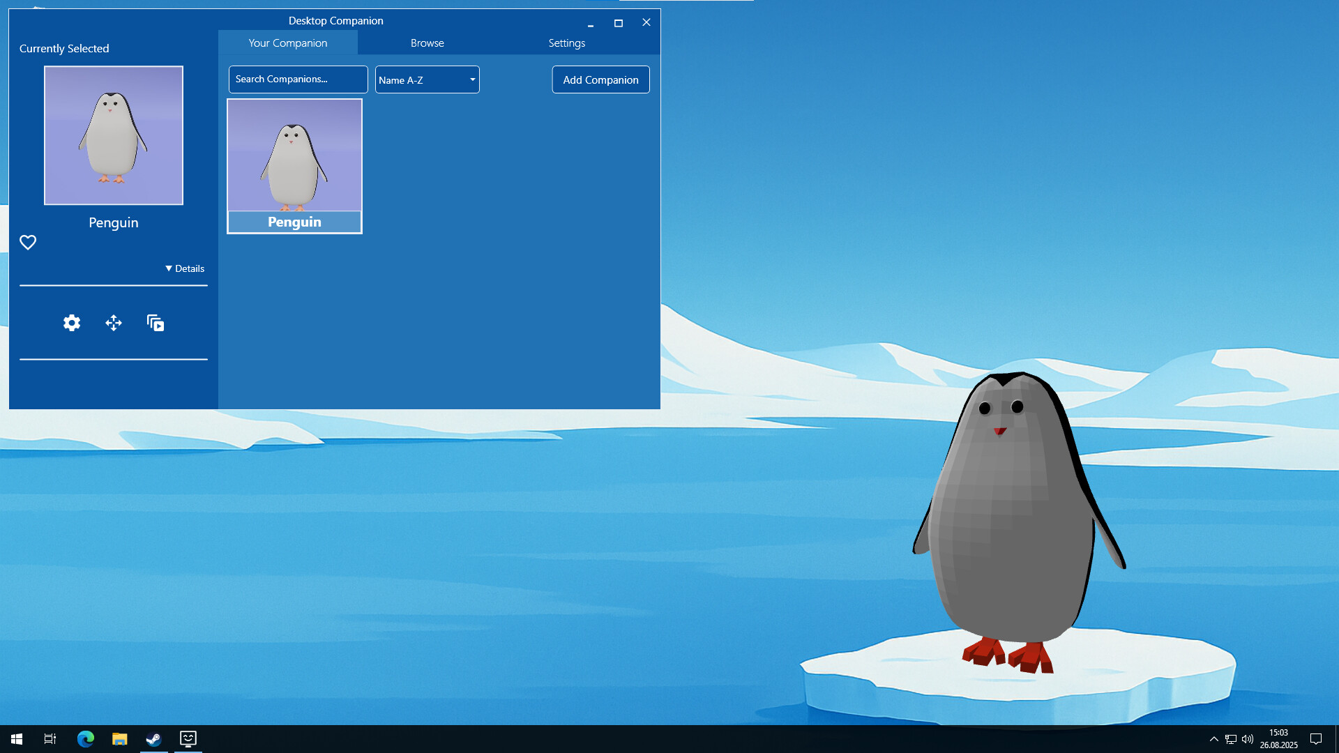 #5. Desktop Companion (Steam) بواسطة: Efess