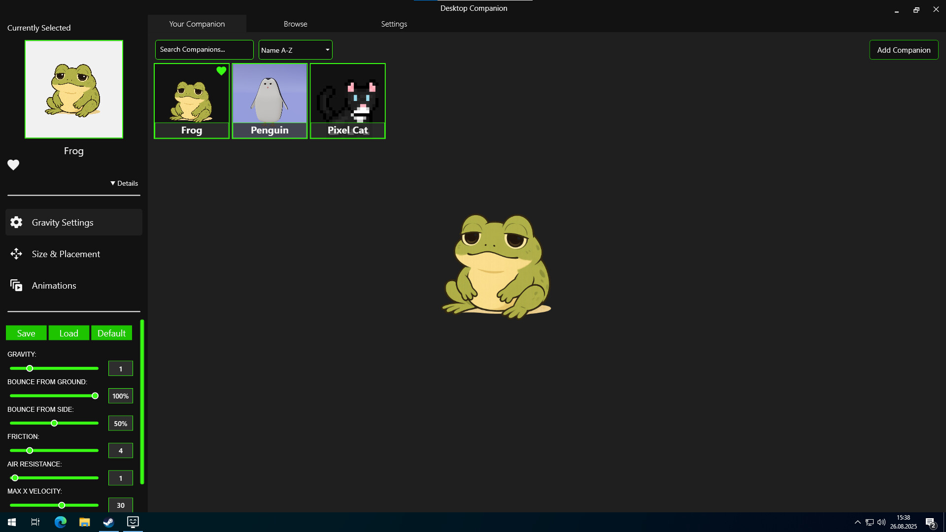 #6. Desktop Companion (Steam) بواسطة: Efess
