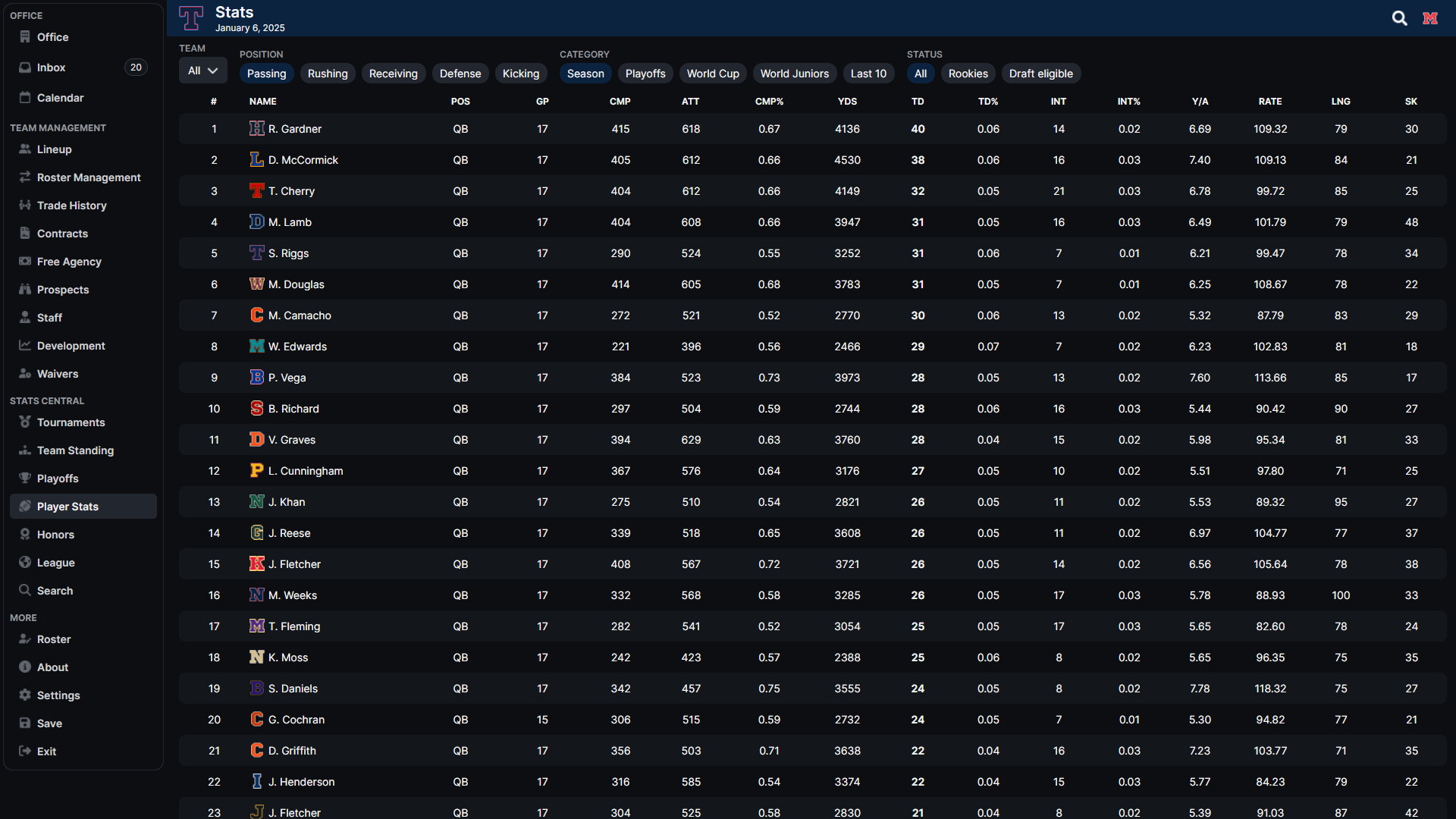 #5. Football Legacy Manager 26 (Steam) 由: Football Legacy Manager
