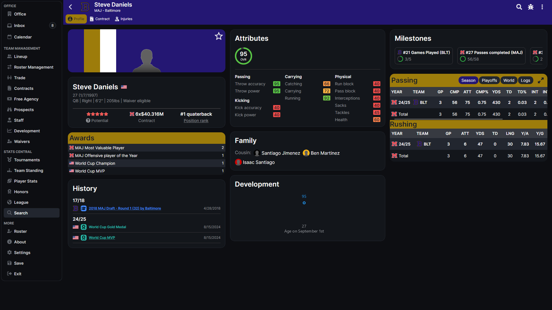 #3. Football Legacy Manager 26 (Steam) 由: Football Legacy Manager