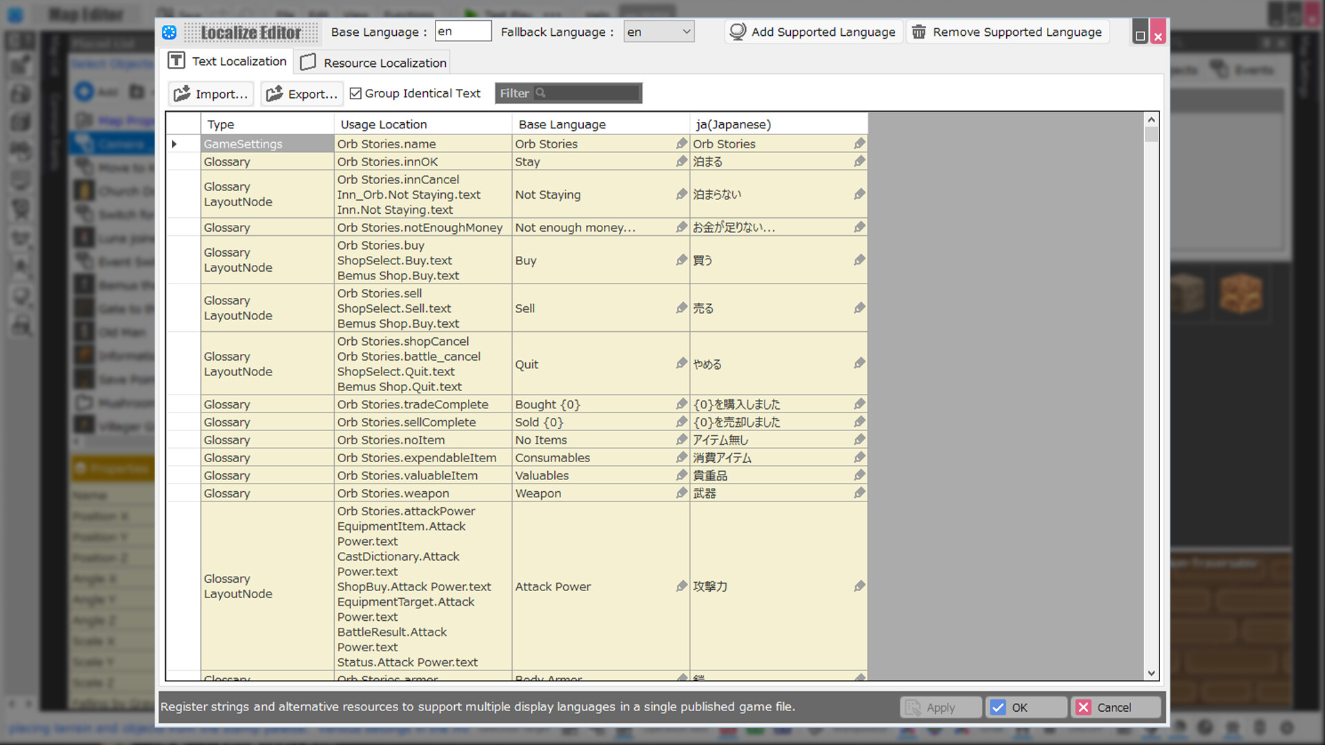 #2. RPG Developer Bakin Localization Toolkit (Steam) Podle: SmileBoom Co.Ltd.