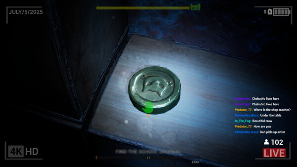 Screenshot of LiveStream: Chapter One