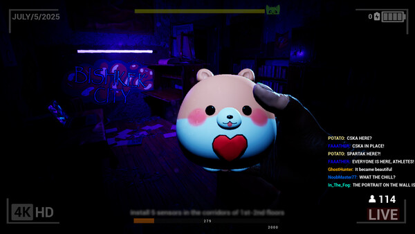 Screenshot of LiveStream: Chapter One