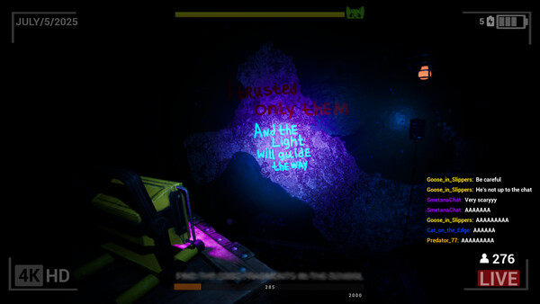 Screenshot of LiveStream: Chapter One