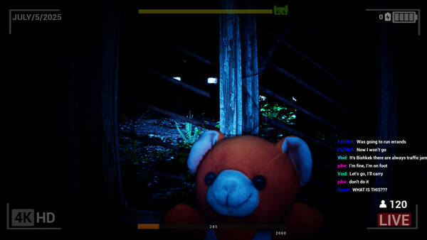 Screenshot of LiveStream: Chapter One