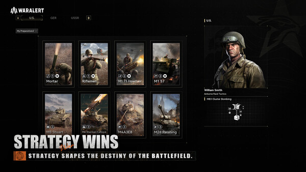 Screenshot of War Alert gameplay showing in-action mechanics