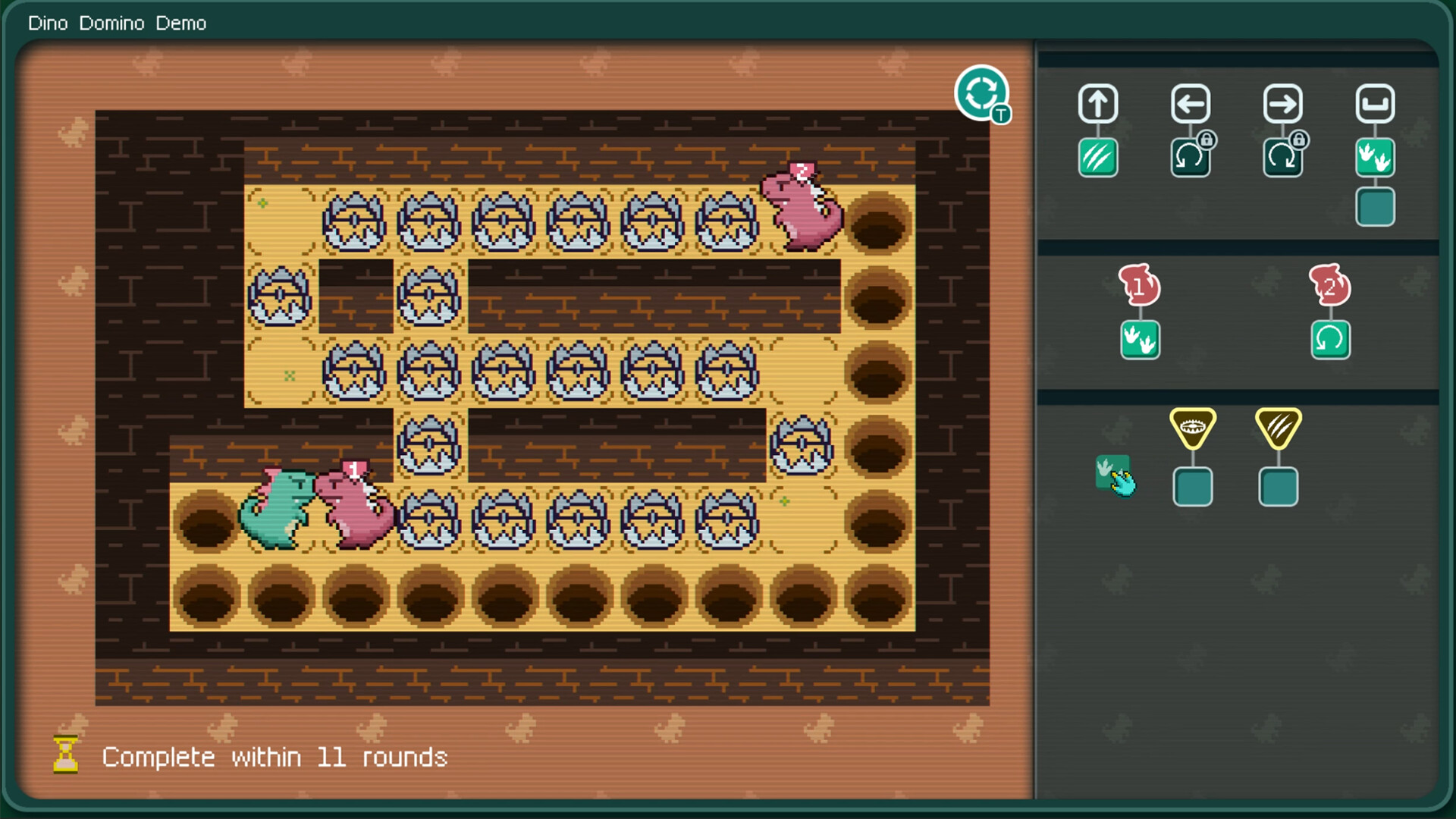 Dino Domino screenshot #1