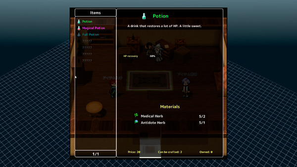 RPG Developer Bakin Crafting System