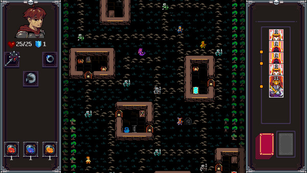 Screenshot of Last Card Dungeon gameplay showing in-action mechanics