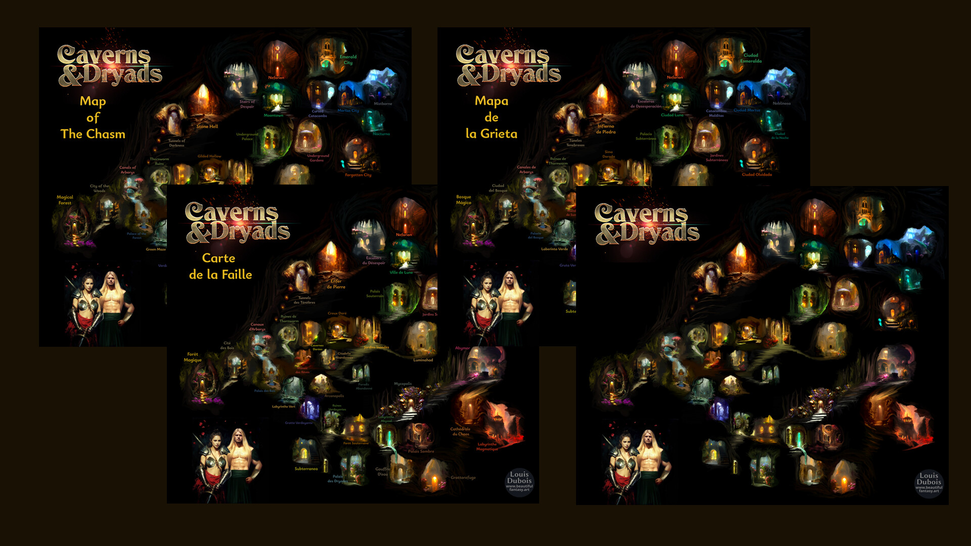 Caverns And Dryads - Supporter Bonus Pack: Maps DLC