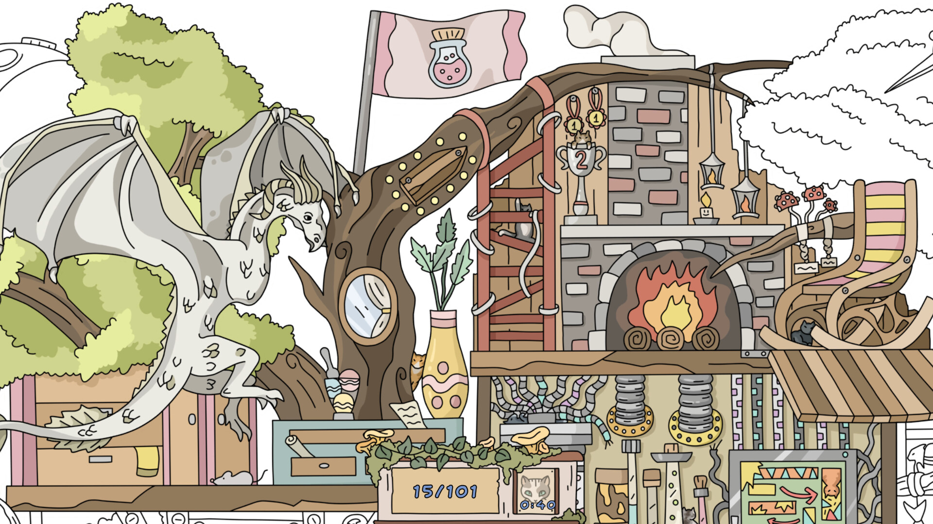 FIND KITTENS 5: Magic Tree screenshot #2