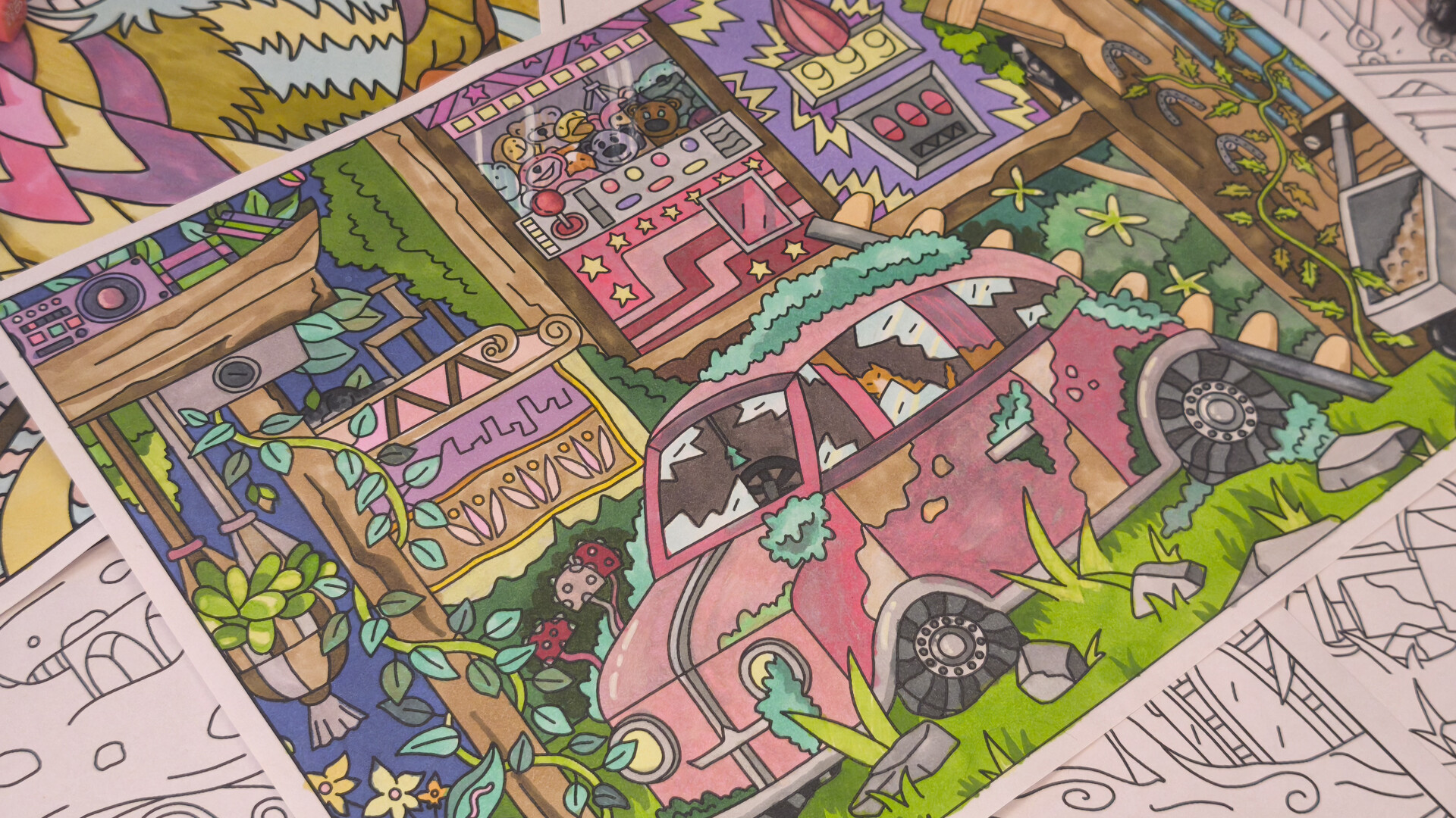 #5. HIDDEN CATS 5: Magic Tree - Coloring Book (Steam) 由: Very Very LITTLE Studio