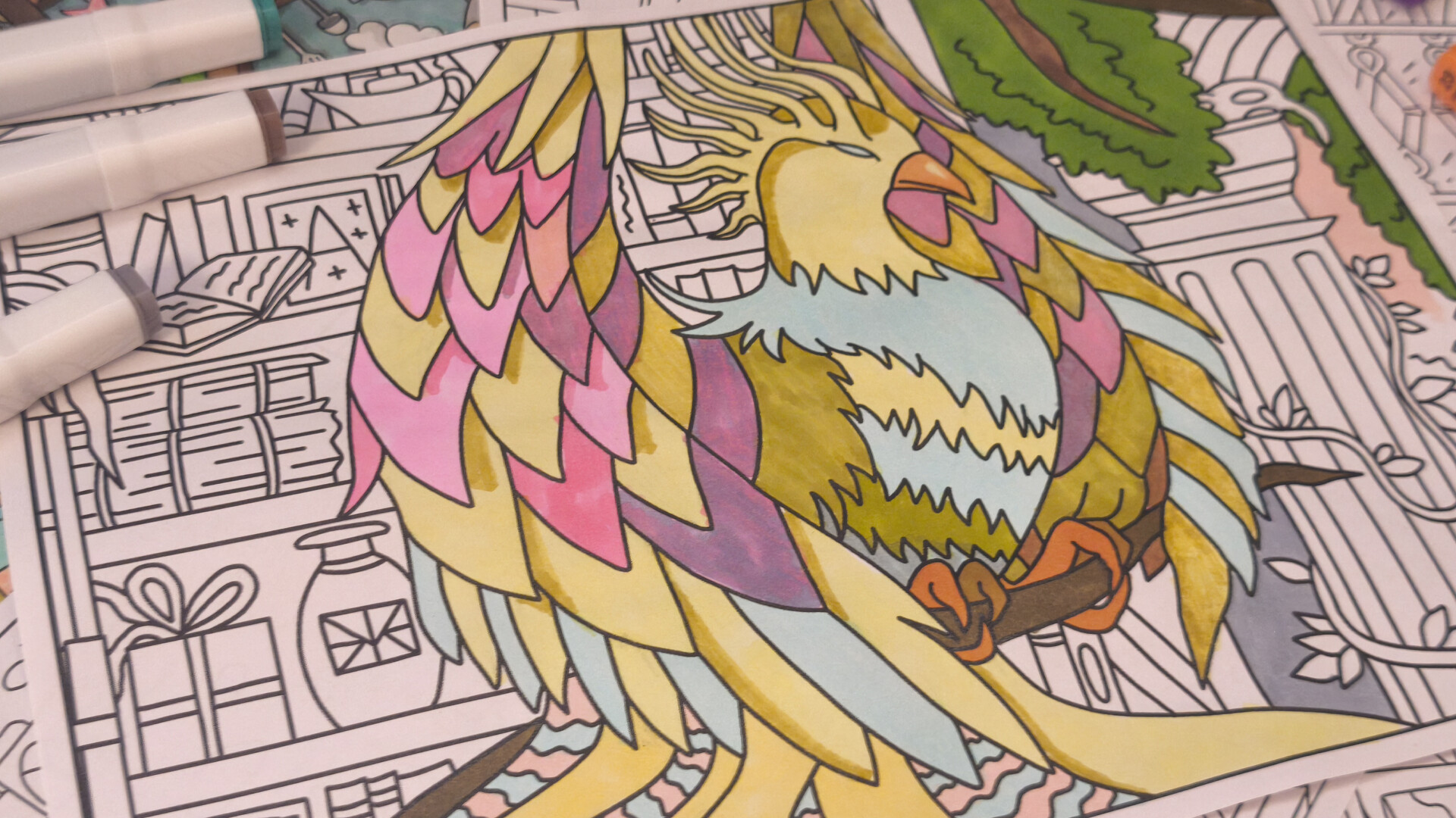 #4. HIDDEN CATS 5: Magic Tree - Coloring Book (Steam) 由: Very Very LITTLE Studio